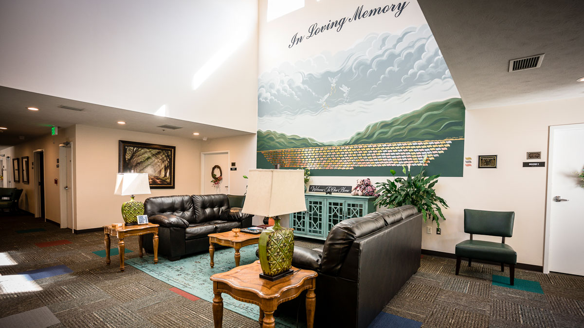 Hospice of the Hills House Living Room